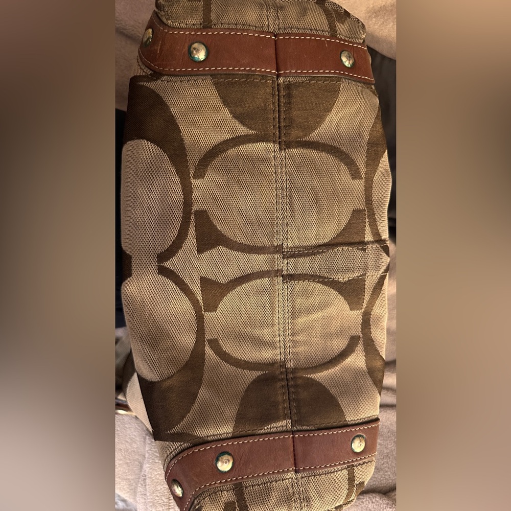 Coach Large Signature Hobo Bag - Picture 9 of 9
